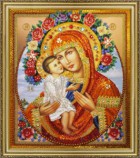 Р-286 Жировицкая икона Божией Матери - 7Игл - наборы для вышивания крестом и бисером по низким ценам. 