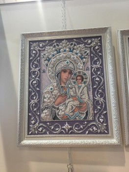 Набор вышивания БП 151 Богородица Тихвинская - 7Игл - наборы для вышивания крестом и бисером по низким ценам. 