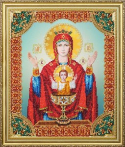 Набор Р-361  вышивания иконы Божией Матери "Неупиваемая чаша" - 7Игл - наборы для вышивания крестом и бисером по низким ценам. 